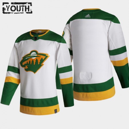 Minnesota Wild Blank 2020-21 Reverse Retro Authentic Shirt - Kinderen